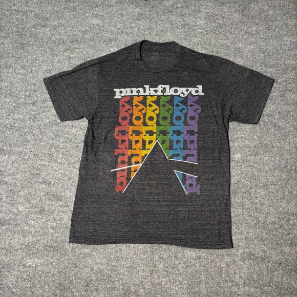 Liquid Blue Other - Pink Floyd T Shirt Mens Medium Gray Liquid Blue Graphic Rock Band Tee Dark Side